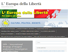 Tablet Screenshot of europadellaliberta.it